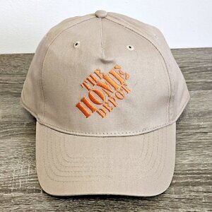 Home Depot Tan Orange Embroidery Baseball Hat Cap Adjustable  Strap Triumph